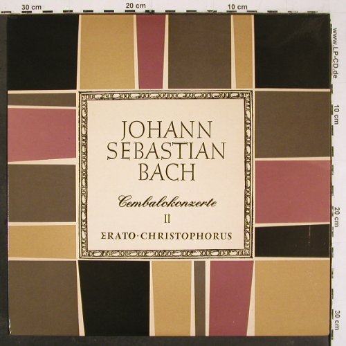 Bach,Johann Sebastian: Cembalokonzerte 2, BWV 1055,1058, Christophorus (CGLP 75 755), D, Mono Typ: LP Best.-Nr.: K1469 Preis: 7,50 Euro