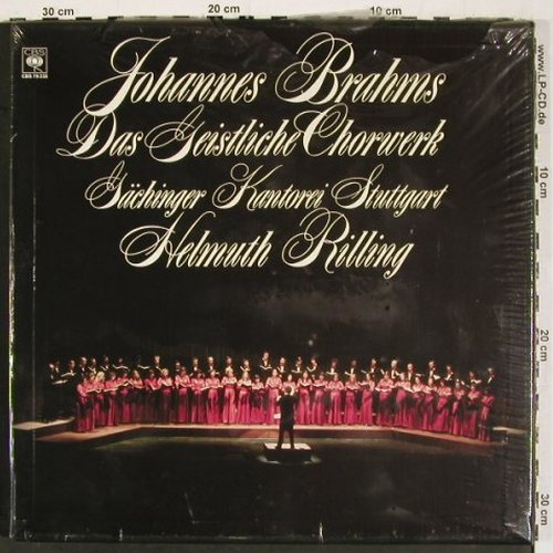 Brahms,Johannes: Das Geistliche Chorwerk,Box, FS-New, CBS, sealed (CBS 79233), NL, 1980 Typ: LP Best.-Nr.: K1472 Preis: 9,00 Euro