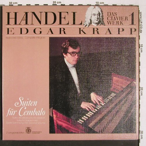 Händel,Georg Friedrich: Das Clavier Werk 1,Suiten f.Cembalo, Orbis (38 463 6), D, Foc, 1979 Typ: 2LP Best.-Nr.: K1473 Preis: 9,00 Euro