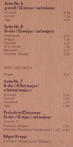 Händel,Georg Friedrich: Das Clavier Werk 1,Suiten f.Cembalo, Orbis (38 463 6), D, Foc, 1979 Typ: 2LP Best.-Nr.: K1473 Preis: 9,00 Euro