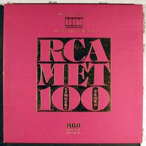 V.A.RCA / MET: 100 Singers / 100 Years, Box, RCA Red Seal (RL 85177), I, 1984 Typ: 8LP Best.-Nr.: K1474 Preis: 20,00 Euro.