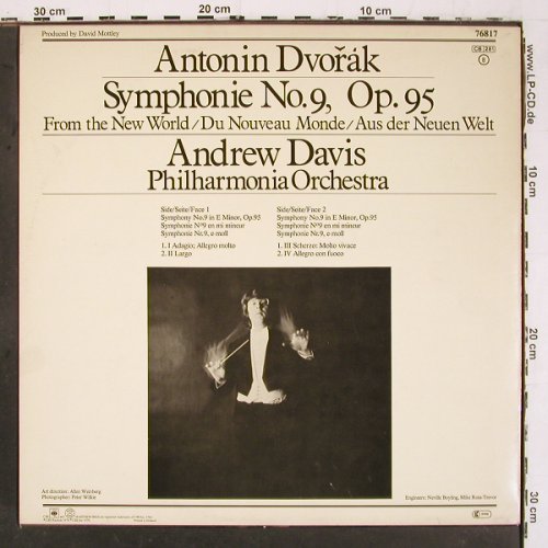 Dvorak,Antonin: Sinfonie Nr.9 op.95, a.d neuen Welt, CBS Masterworks (76 817), NL, 1979 Typ: LP Best.-Nr.: K1478 Preis: 6,00 Euro
