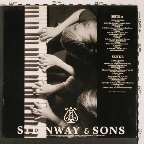 V.A.Musik machen ist besser a.H&ouml;ren: Ausz&uuml;ge a.d.49 Steinway Klavierwett, Steinway (66.23886), D, Foc, 1985 Typ: LP Best.-Nr.: K1502 Preis: 9,00 Euro.