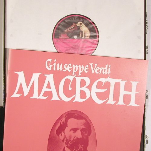 Verdi,Giuseppe: Macbeth,Box, EMI (29 0385 3), D, 1976 Typ: 2LP Best.-Nr.: K1506 Preis: 9,00 Euro.