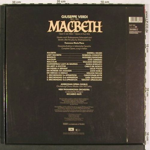 Verdi,Giuseppe: Macbeth,Box, EMI (29 0385 3), D, 1976 Typ: 2LP Best.-Nr.: K1506 Preis: 9,00 Euro.