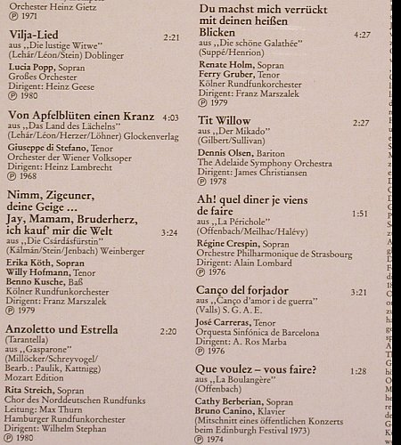 V.A.Weltstars -Festival d.Operette: Das goldene Wunschkonzert d.40Stars, RCA (VL 30421), D, Foc, 1980 Typ: 2LP Best.-Nr.: K1510 Preis: 5,00 Euro.