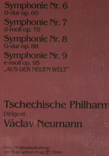 Dvorak,Antonin: Symphonien 6-9, Box, FS-New,sealed, Supraphon (302 366), D, 1984 Typ: 4LP Best.-Nr.: K1514 Preis: 20,00 Euro.