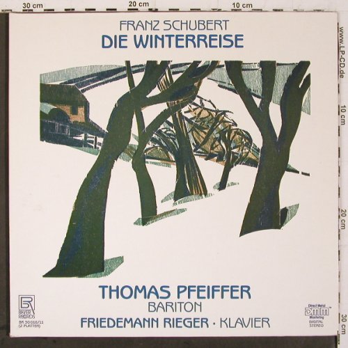 Schubert,Franz: Die Winterreise,Einsamkeit, Foc, Bayer Records (BR 30 010&sol;11), D, 1987 Typ: 2LP Best.-Nr.: K1531 Preis: 12,50 Euro.