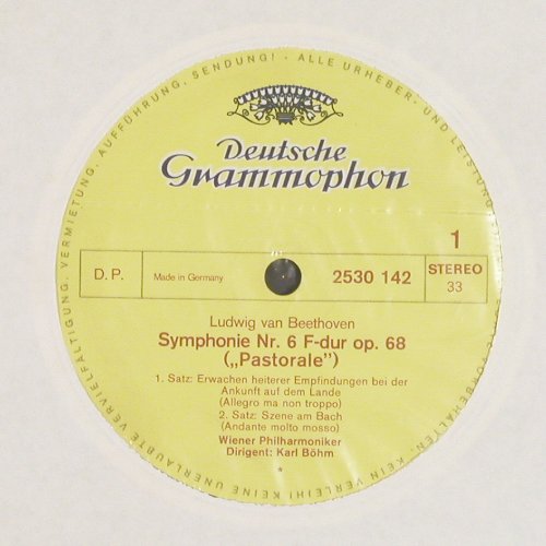 Beethoven,Ludwig van: Sinfonie Nr.6 op.68 - Pastorale, D.Gr.(2530 142), D, 1971 - LP - K1550 - 5,00 Euro