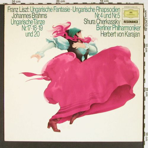 Liszt,Franz &sol; Brahms: Ungarische Fantasie&sol;Ungarische T&auml;nz, D.Gr. Resonance (2535 175), D, Ri, 1961 Typ: LP Best.-Nr.: K1611 Preis: 5,00 Euro.