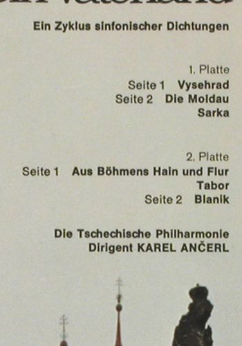 Smetana,Friedrich: Mein Vaterland, Foc, DSC, Tr.1.1 m-, Supraphon (29 233-4), D, 1978 Typ: 2LP Best.-Nr.: K1614 Preis: 6,00 Euro.