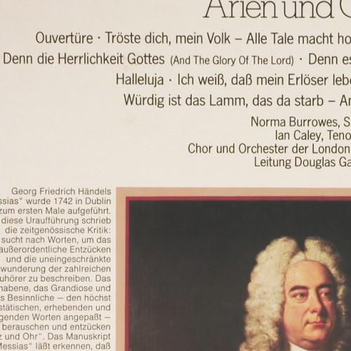H&auml;ndel,Georg Friedrich: Der Messias-Arien und Ch&ouml;re, Europa (1237), D, 1974 Typ: LP Best.-Nr.: K1656 Preis: 5,00 Euro.