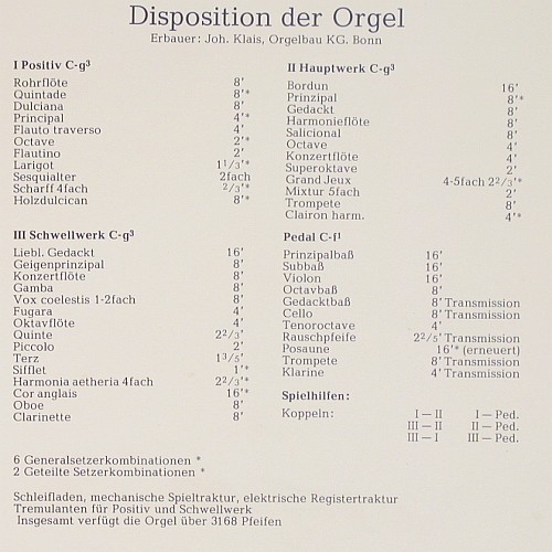 Stockmeier,Wolfgang: Charles-Marie Widor, Foc, Psallite(PSAL 259/240881), D,  - 2LP - K1678 - 20,00 Euro