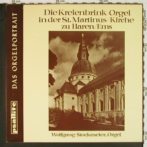 Stockmeier,Wolfgang: Max Reger, Booklet, m-/m, Psallite Orgelportrait(PSAL 145/120973), D,  - LP - K1681 - 20,00 Euro