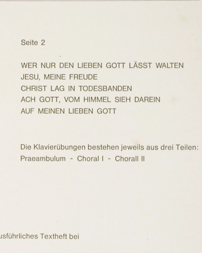 Stockmeier,Wolfgang: Johan Ludwig Krebs,Orgelwerke I, Psallite Orgelportrait(PSAL 162/200974), D,  - LP - K1684 - 20,00 Euro