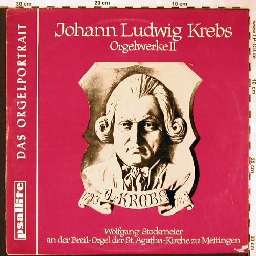 Stockmeier,Wolfgang: Johann Ludwig Krebs, Orgelwerke II, Psallite Orgelportrait(163/240974), D,  - LP - K1685 - 20,00 Euro