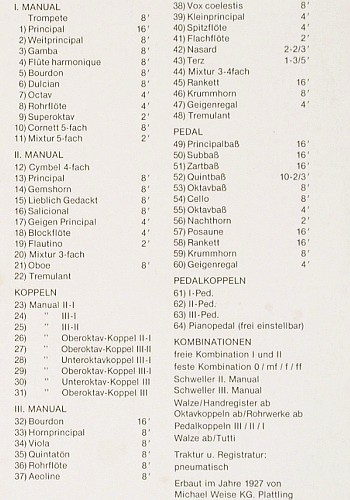 Stockmeier,Wolfgang: Sigfrid Karg-Elert, Psallite Orgelportrait(PSAL 194/150677), D,  - LP - K1689 - 20,00 Euro