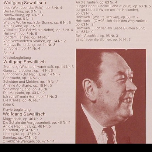 Brahms,Johannes: Brahms-Lieder, Box, EMI Electrola (C 191-50 379&sol;85), D, 1974 Typ: 7LP Best.-Nr.: L6204 Preis: 30,00 Euro.