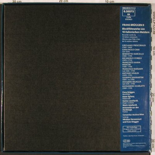 Br&uuml;ggen,Frans: 10 Italienische Komponisten Vol.2, Telefunken(6.35073), D, Box,  - 3LP - L6537 - 12,50 Euro