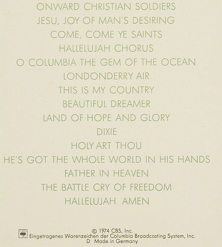 Mormon Tabernacle Choir: 23 All Time Favorites.., Foc, CBS (78276), NL, 1974 Typ: 2LP Best.-Nr.: L9788 Preis: 9,00 Euro.