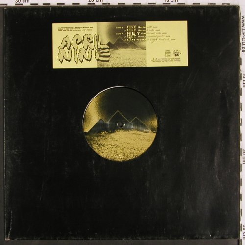 April Nine: Hey*4/ In your eye(2nd mix), Hyperium (39101680), D, 1996 Typ: 12" Best.-Nr.: V3883 Preis: 5,00 Euro