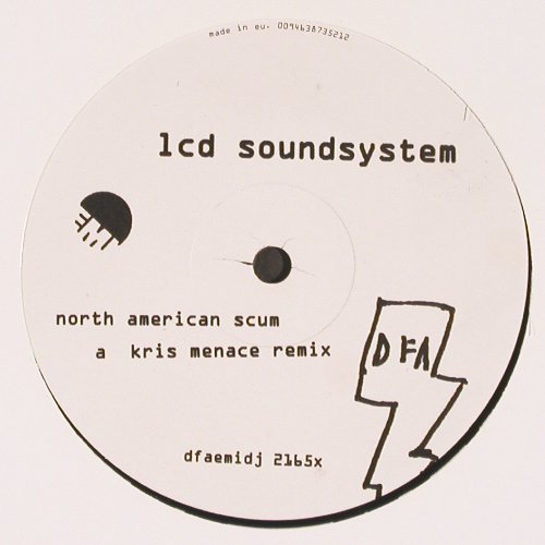 LCD Soundsystem: North American Scum *2, EMI / DFA (dfaemidj 2165x), EU, 2007 Typ: 12" Best.-Nr.: V4293 Preis: 9,00 Euro