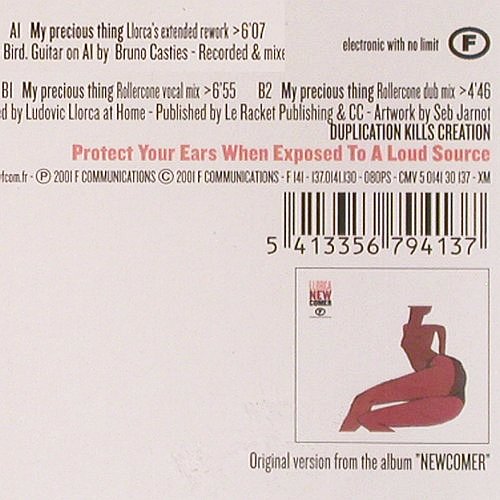 Llorca feat.Lady Bird: My Precious Thing*3, FS-New sealed, F Communications (F 141), D, 2001 Typ: 12" Best.-Nr.: V4983 Preis: 6,00 Euro