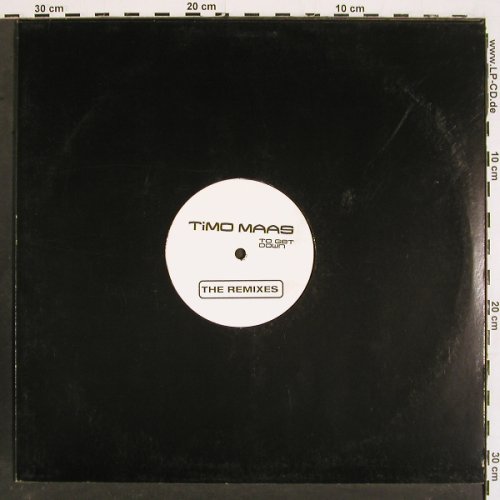 Maas,Timo: To Get Down*2 FatBoySlim rmx, Promo, Pias, D, 2001 Typ: 12" Best.-Nr.: V5088 Preis: 6,00 Euro