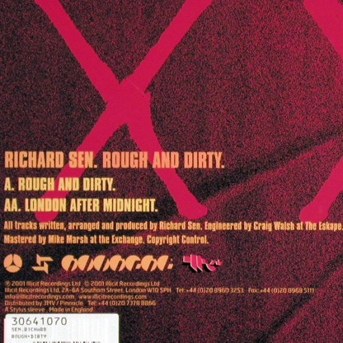 Richard Sen.: Rough and Dirty / London after..., Illicit Recordings (ILL12007), UK, 2001 Typ: 12" Best.-Nr.: V5176 Preis: 7,50 Euro