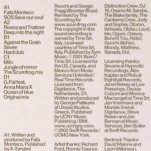 V.A.Bedrock LP1: comp.unmxt JohnCreamer&Stephane K, Bedrock 1 (pea-LP-6167-5), EU, 2002 Typ: 2LP Best.-Nr.: V5179 Preis: 14,00 Euro
