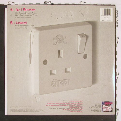 Badmarsh & Shri: Air I Breathe*2 / Lament (8:24), Outcaste (OUT 12X), UK, 1998 Typ: 12" Best.-Nr.: V5436 Preis: 5,00 Euro