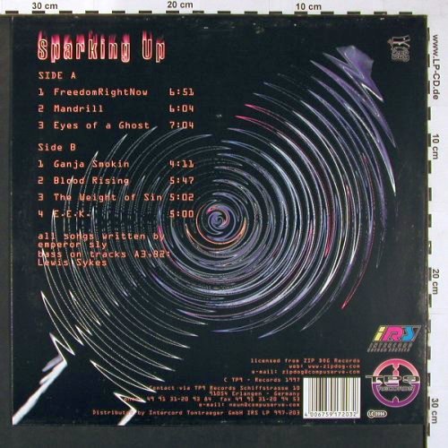 Emperor Sly: Sparking Up, TP9 Records (TP9 006), D, 1997 Typ: LP Best.-Nr.: V5615 Preis: 7,50 Euro