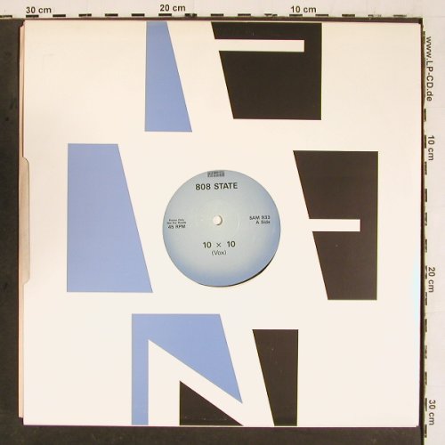 808 State: 10x10 *2 Vox / Beats, LC Promo, ZTT (SAM 933), UK, 1991 Typ: 12" Best.-Nr.: V5939 Preis: 6,00 Euro