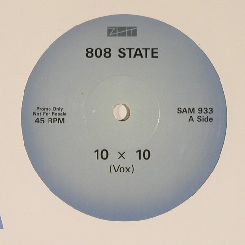 808 State: 10x10 *2 Vox / Beats, LC Promo, ZTT (SAM 933), UK, 1991 Typ: 12" Best.-Nr.: V5939 Preis: 6,00 Euro