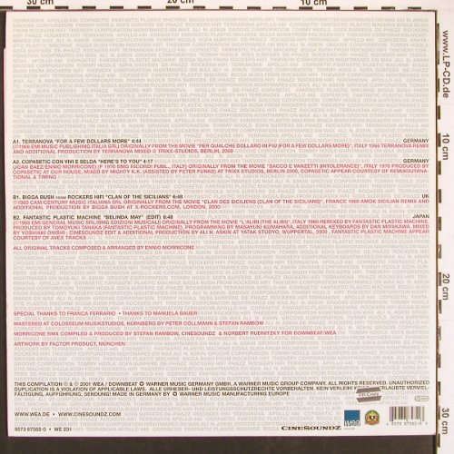 V.A.Morricone RMX EP: Terranova..Fantastic, Bigga Bush..., WEA (8573 87582-0), D, 2001 Typ: 12" Best.-Nr.: V6129 Preis: 6,00 Euro