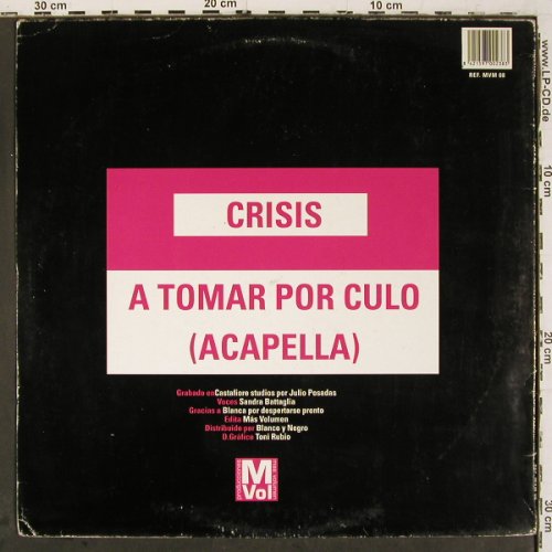 A-�: Crisis *2, m /vg+, Producciones M�s Vol.(MVM-08), E, 1993 - 12inch - V6863 - 6,00 Euro