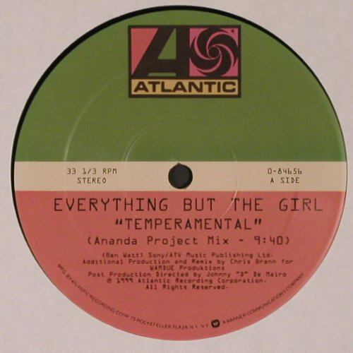 Everything But The Girl: Temperamental*3, Atlantic(84656), US, 2000 - 12inch - V6872 - 7,50 Euro