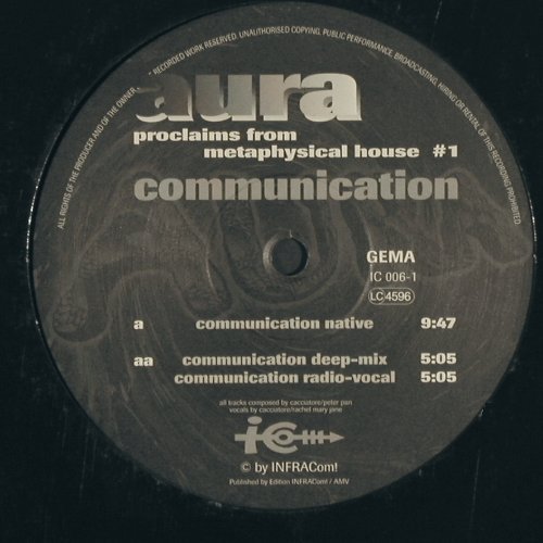 Aura: Communication*3, Infracom(IC 006-1), D, 1994 - 12inch - V7008 - 7,50 Euro