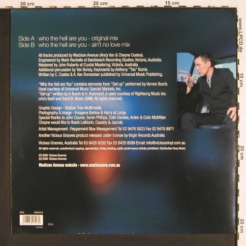 Madison Avenue: Who The Hell Are You*2, Vicious Grooves (669459 8), NL, 2000 Typ: 12" Best.-Nr.: V8069 Preis: 7,50 Euro.