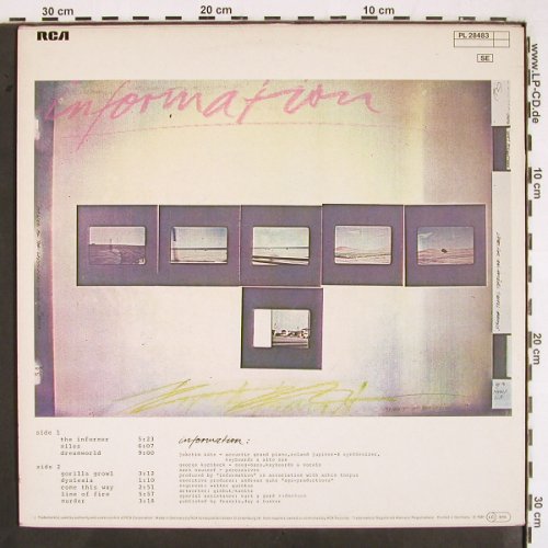Information: Same, RCA (PL 28483), D, 1981 Typ: LP Best.-Nr.: V2420 Preis: 6,00 Euro