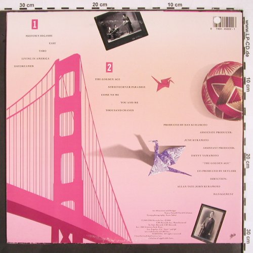Hiroshima: East, Epic (OE 45 022), US, co, 1989 Typ: LP Best.-Nr.: V2427 Preis: 6,00 Euro