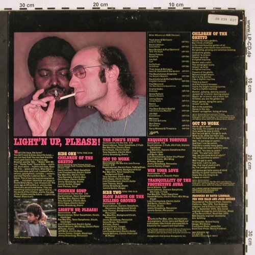 Liebman,Dave: Light'n up, Please !, vg+/m-, Horizon (28 238XOT/SP721), D/US,co, 1977 Typ: LP Best.-Nr.: V2766 Preis: 7,50 Euro
