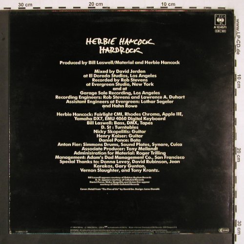 Hancock,Herbie: Hardrock (long) / TFS, CBS (A 12.4571), NL, 1984 Typ: 12" Best.-Nr.: V2951 Preis: 5,00 Euro