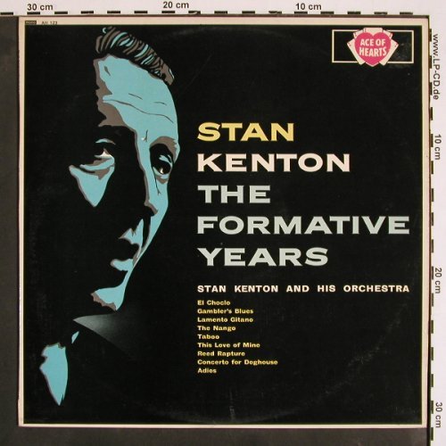 Kenton,Stan & his Orch.: The Formative Years, Hollyw.1942, Ace of Hearts (AH 123), UK, Mono, 1967 Typ: LP Best.-Nr.: V4243 Preis: 17,50 Euro