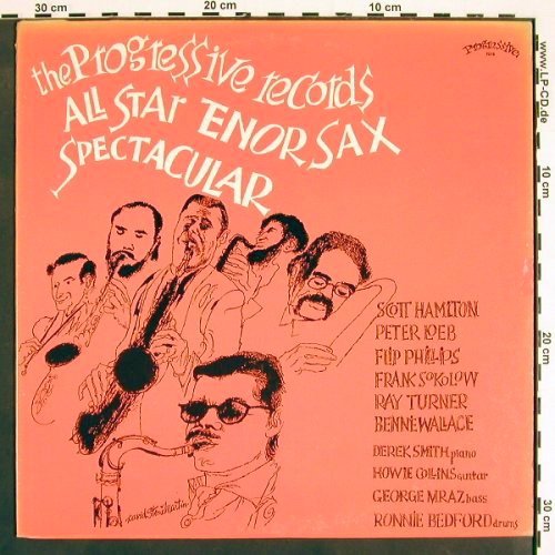 Progrssive Rec. All Star Tenor Sax: Spect.Scott Hamilton, Peter Loeb..., Progressive Rec. (7019), US, 1980 Typ: LP Best.-Nr.: V4343 Preis: 11,50 Euro