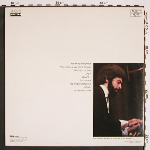 Alexander,Monty: Zing (1967) , Foc, m /vg+, RCA (PL 42777), F, 1978 Typ: LP Best.-Nr.: V4379 Preis: 9,00 Euro