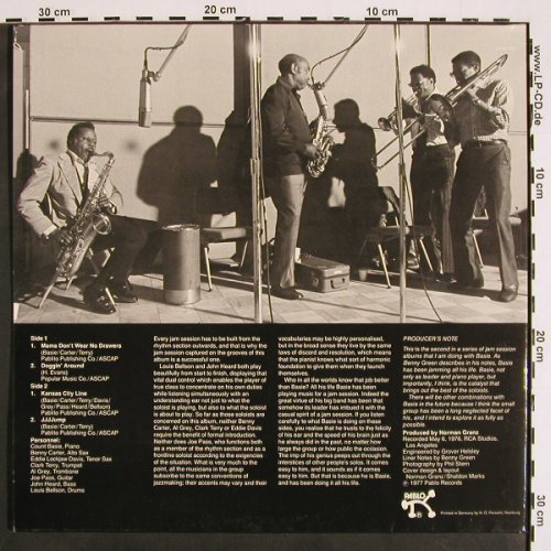 Basie,Count: Basie Jam#2 (1976), Foc, Pablo (2310 786), D, 1977 Typ: LP Best.-Nr.: V4382 Preis: 17,50 Euro