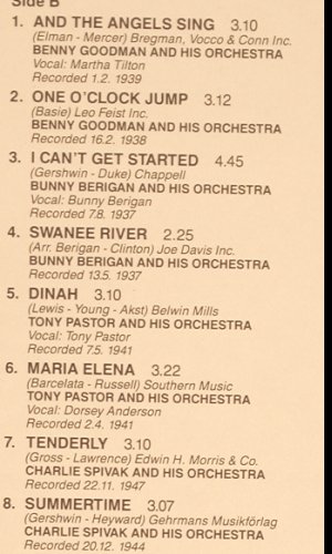 V.A.Big Band Dance - We meet again: Tommy Dorsey... Hal McIntyre, Foc, RCA, Mono (CM 43481-1/2), S(1937-52), 1984 Typ: 2LP Best.-Nr.: V4383 Preis: 9,00 Euro