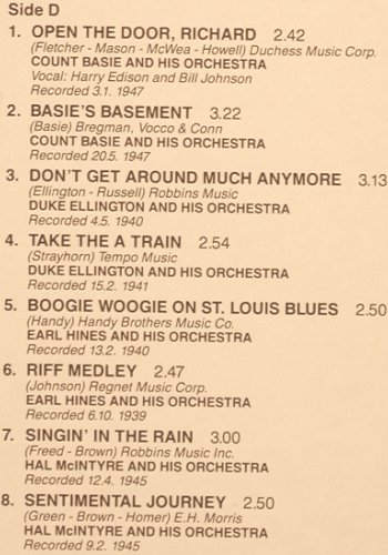 V.A.Big Band Dance - We meet again: Tommy Dorsey... Hal McIntyre, Foc, RCA, Mono (CM 43481-1/2), S(1937-52), 1984 Typ: 2LP Best.-Nr.: V4383 Preis: 9,00 Euro