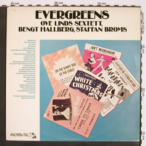 Lind,Ove & Sextett - B.Hallberg - B: Evergreens, Foc, Phontastic(PHON 30-001), S, 1977 - 2LP - V4665 - 7,50 Euro